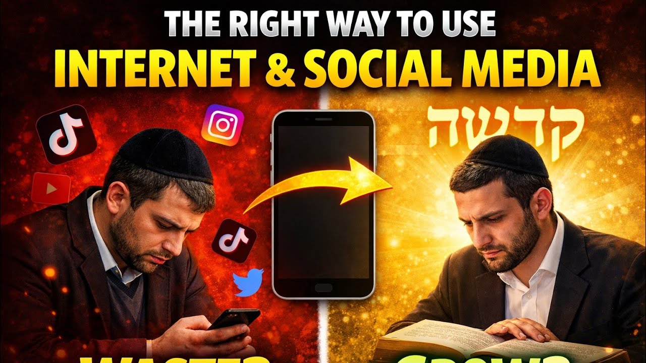Internet Rabbi Rabbi Yaron Reuven - The Right Way to Use Internet & Social Media - YouTube