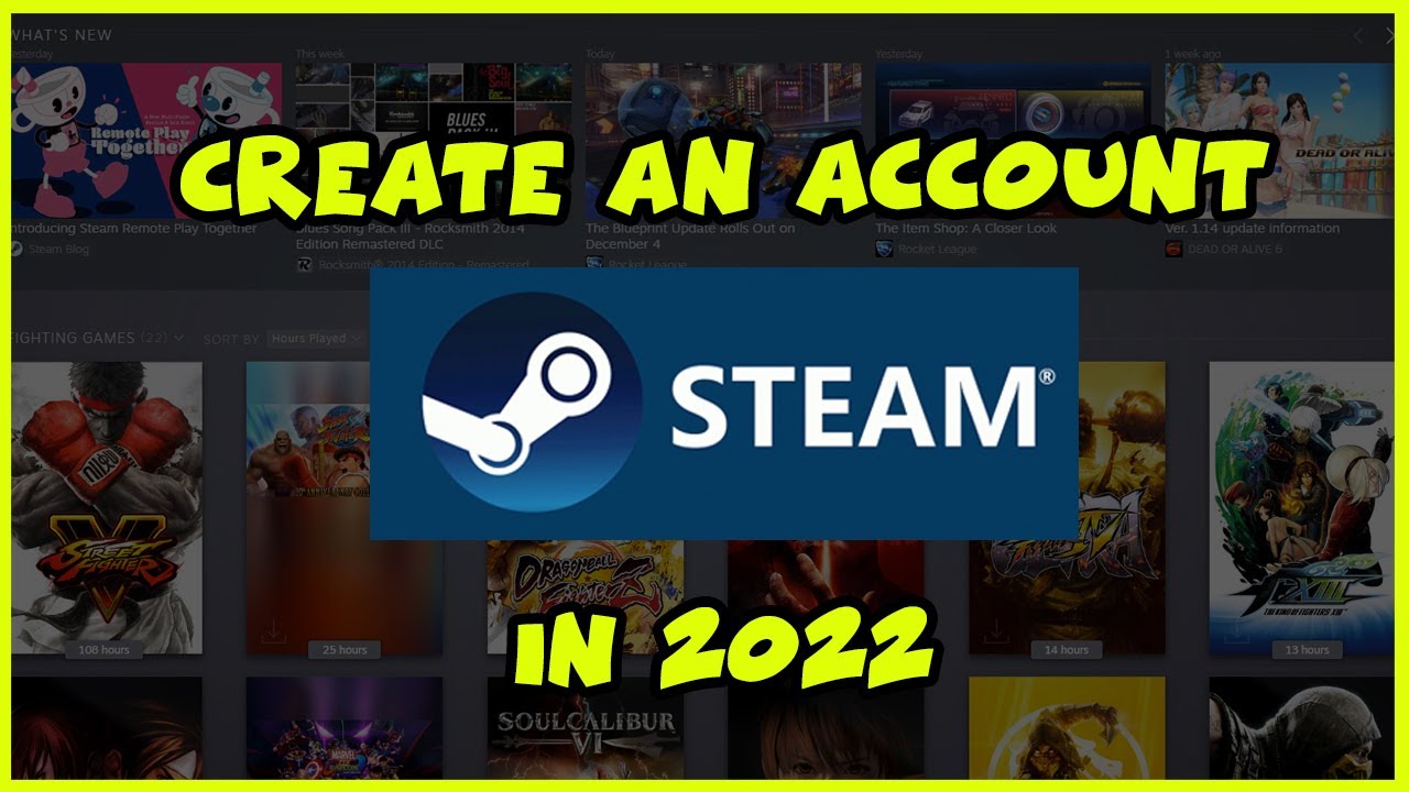 How to Create a Steam Account, Very Easy!