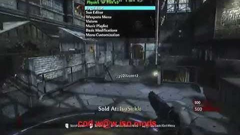 cod waw iso mod menu/game play