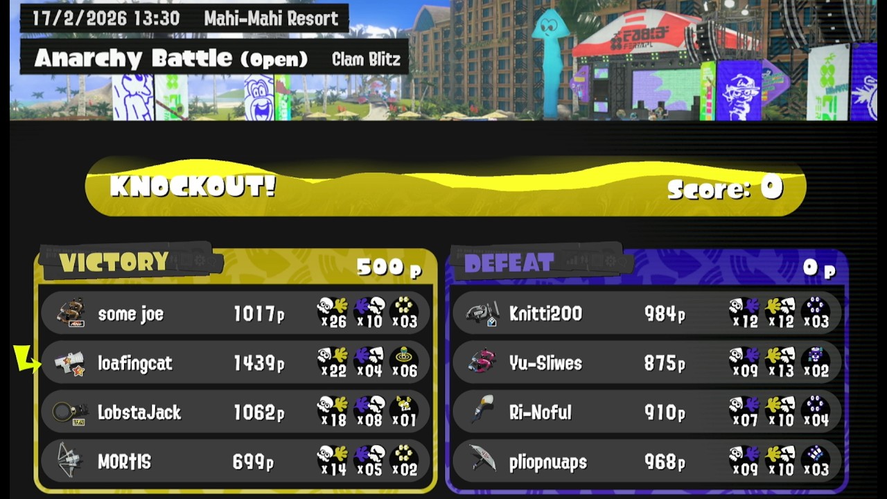 clam blitz on mahi mahi resort