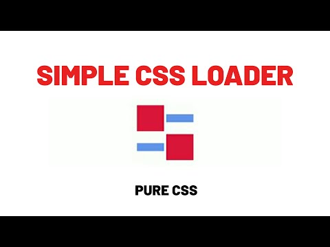 Simple loading animation using html5 and css3