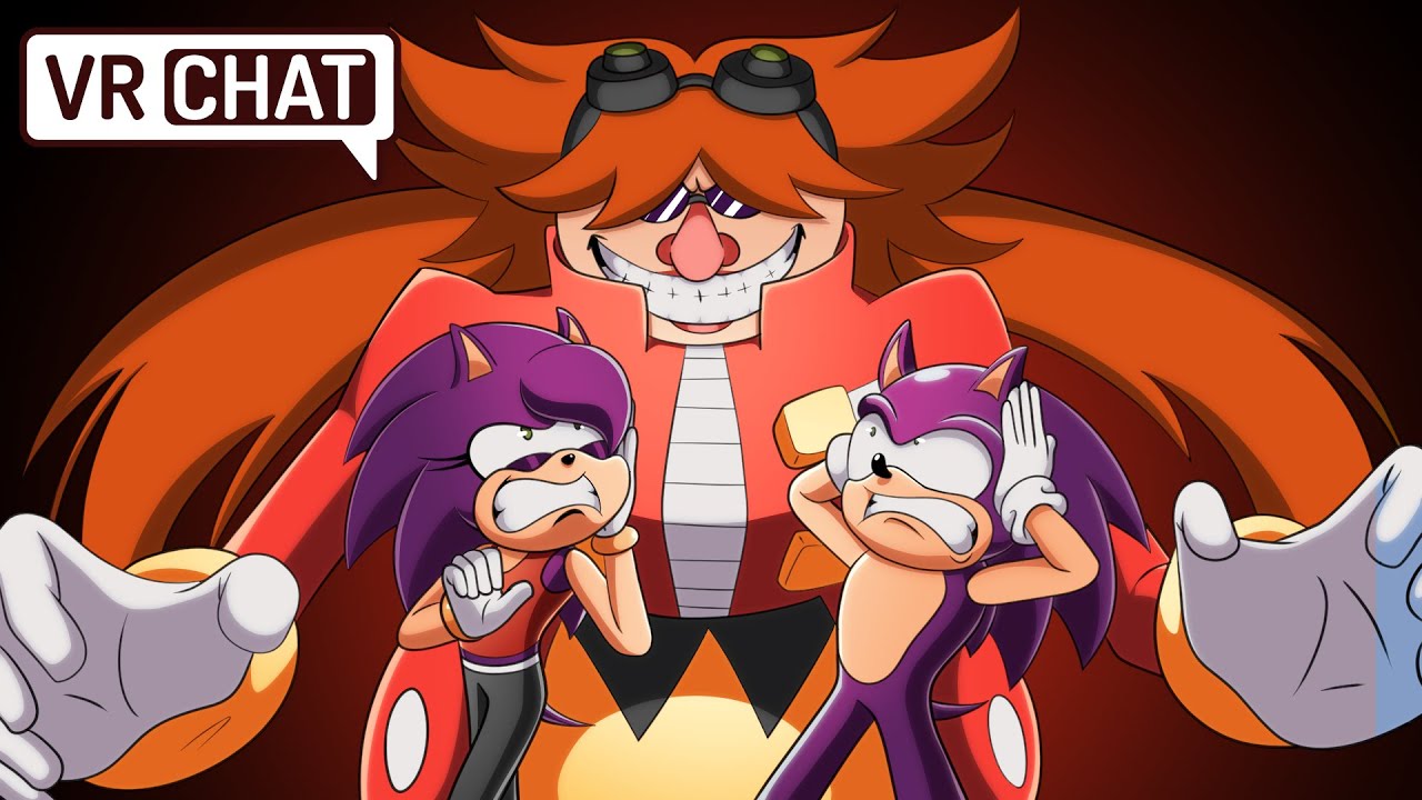 СОНИК И СОНИКА ВСТРЕЧАЮТ ЭГГМАДОМА! ЖЕНЩИНА-ЭГГМЕН! В VR-ЧАТЕ