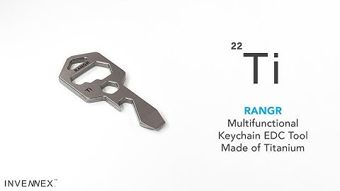 RANGR: Multifunctional Keychain Tool of Grade 5 Titanium