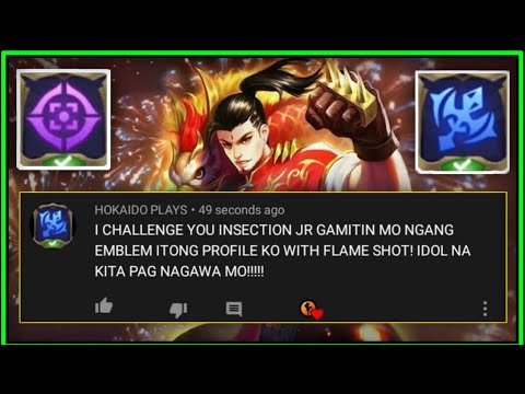 Chou Insection Emblem MAGE EMBLEM? | CHALLENGE ACCEPTED 🔥 | CHOU RANK GAMEPLAY | iNSECTiON Jr ...