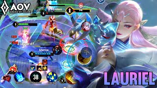 AOV : LAURIEL GAMEPLAY | IN MIDLANE - ARENA OF VALOR LIÊNQUÂNMOBILE ROV COT