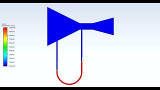 Monometer CFD Simulation, Ansys Fluent Training