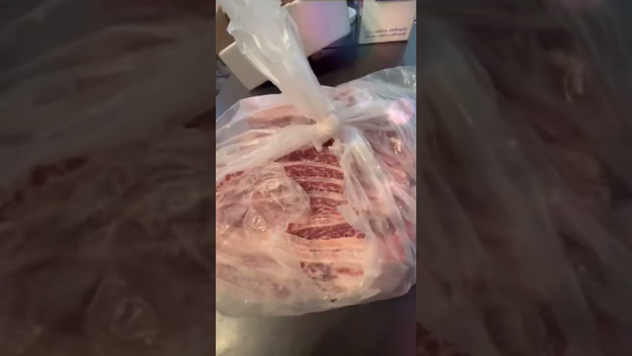unboxing meat delivery from banchanplace.com