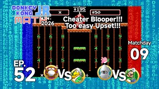 BCG Donkey Kong Jr. Math 2026 EP 52 MD 09 - Monty Mole VS Hammer Bro , Blooper VS Luigi
