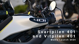 2024 Svartpilen and Vitpilen 401 Media Launch Highlights | Husqvarna Motorcycles