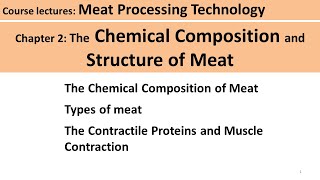 C2-01 Composition de la viande | Technologie de la viande