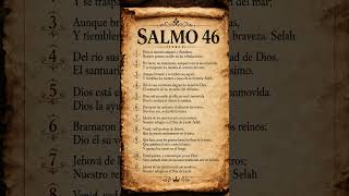 📖 Salmo 46 | Dios es Nuestro Refugio y Fortaleza 🙏✨#Shorts #salmo46 #oraciondeldia #oracionpoderosa