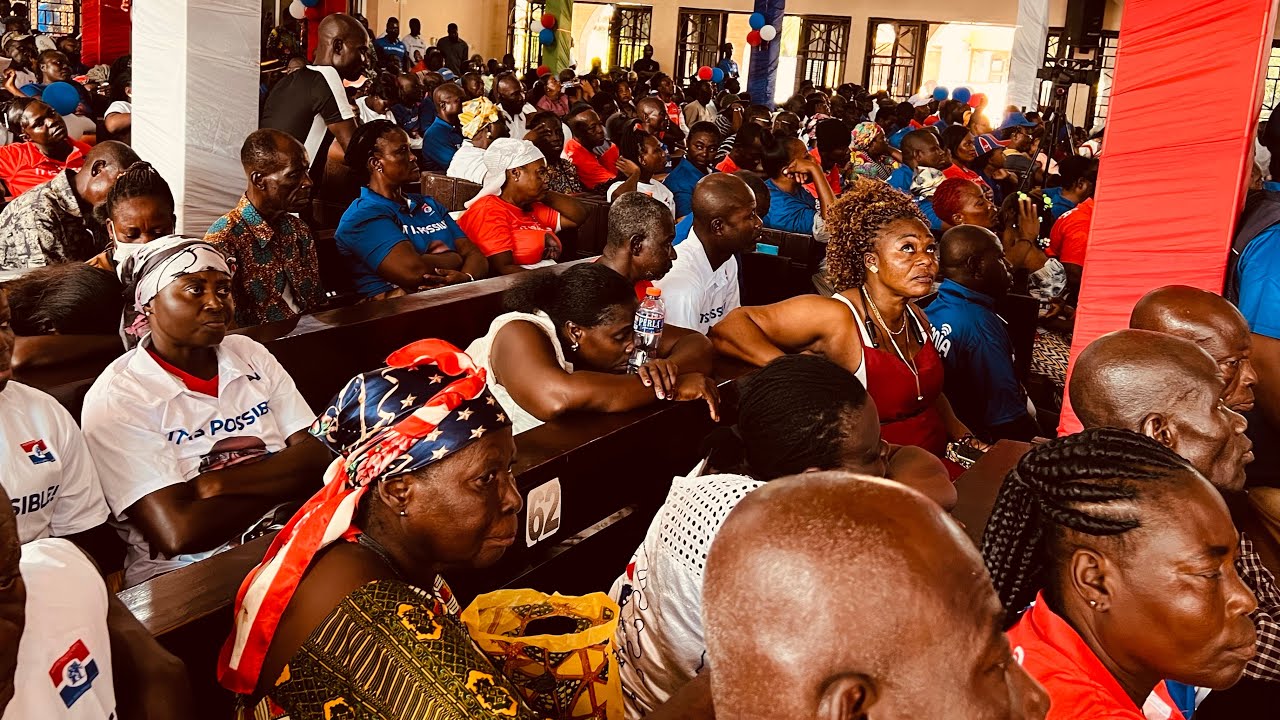 Former Vice President Dr Mamudu Bawumia Greater Accra Tour in Accra Kaneshie 