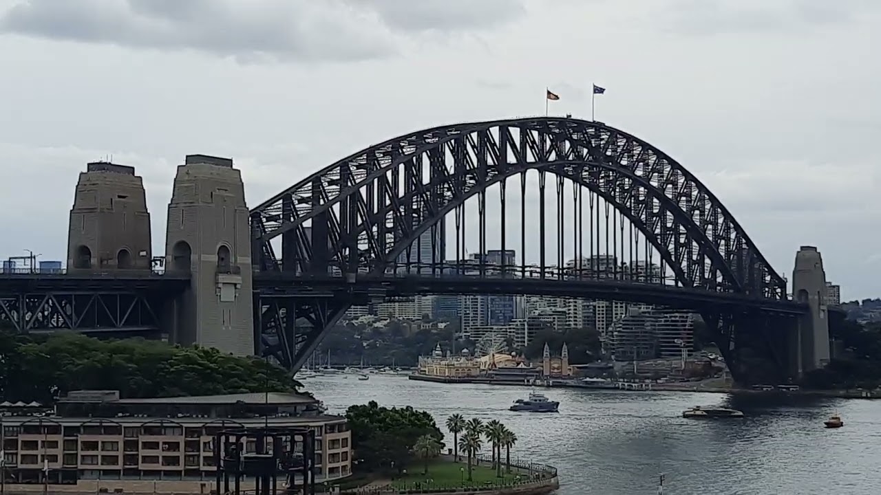 Sydney Harbour Bridge Viewed From P&O Cruises Australia Pacific Adventure