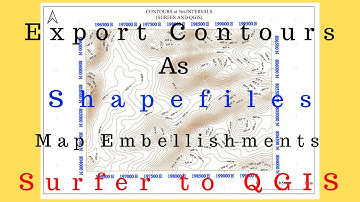 How to Export Contours from Surfer to QGIS as Shapefiles