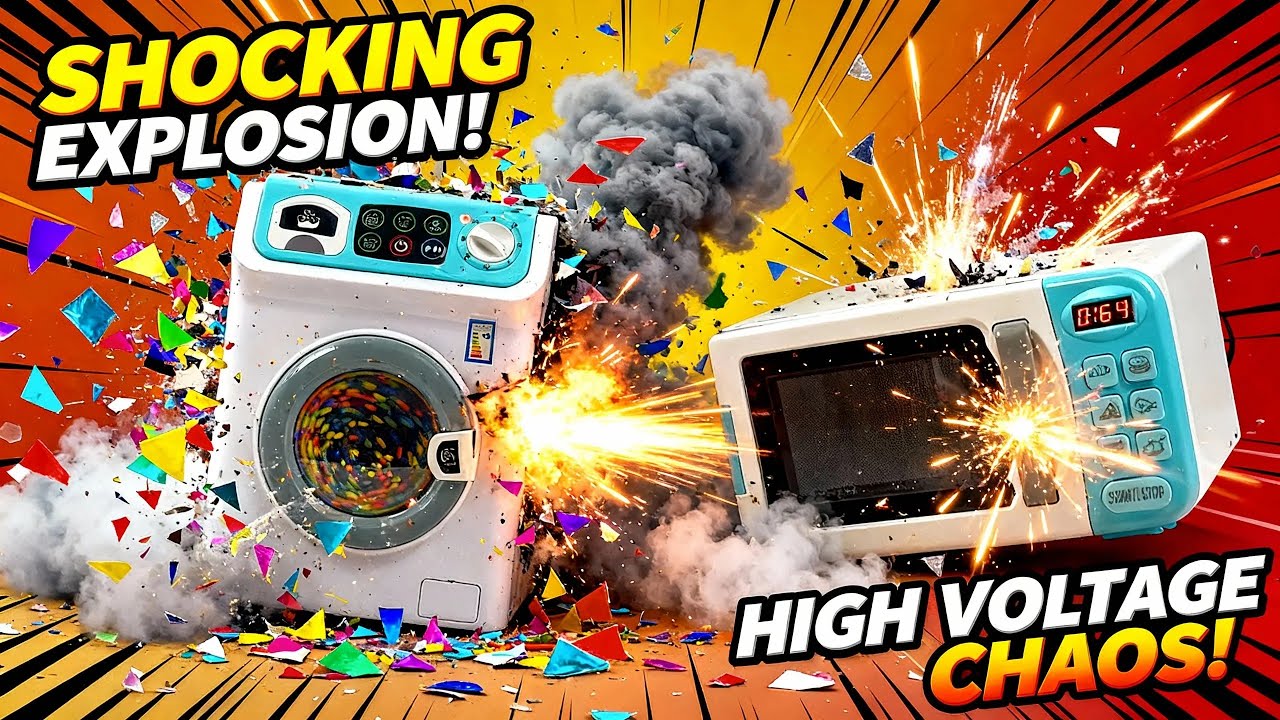 I Pushed a Washer & Microwave Too Far… BOOM!