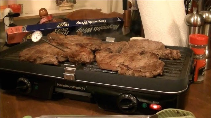 Sponsored: Hamilton Beach Indoor Searing Grill Review, Recipe, and Giveaway  – Home Is A Kitchen