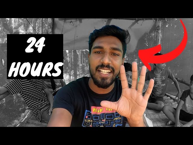 24 Hours in Treehouse !!  *GONE WRONG* class=