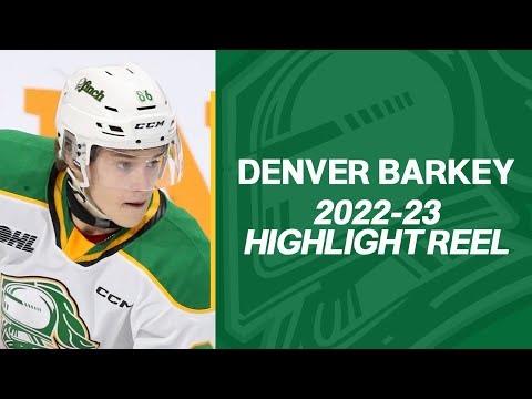 Denver Barkey (London Knights) - 2022/23 OHL Highlights