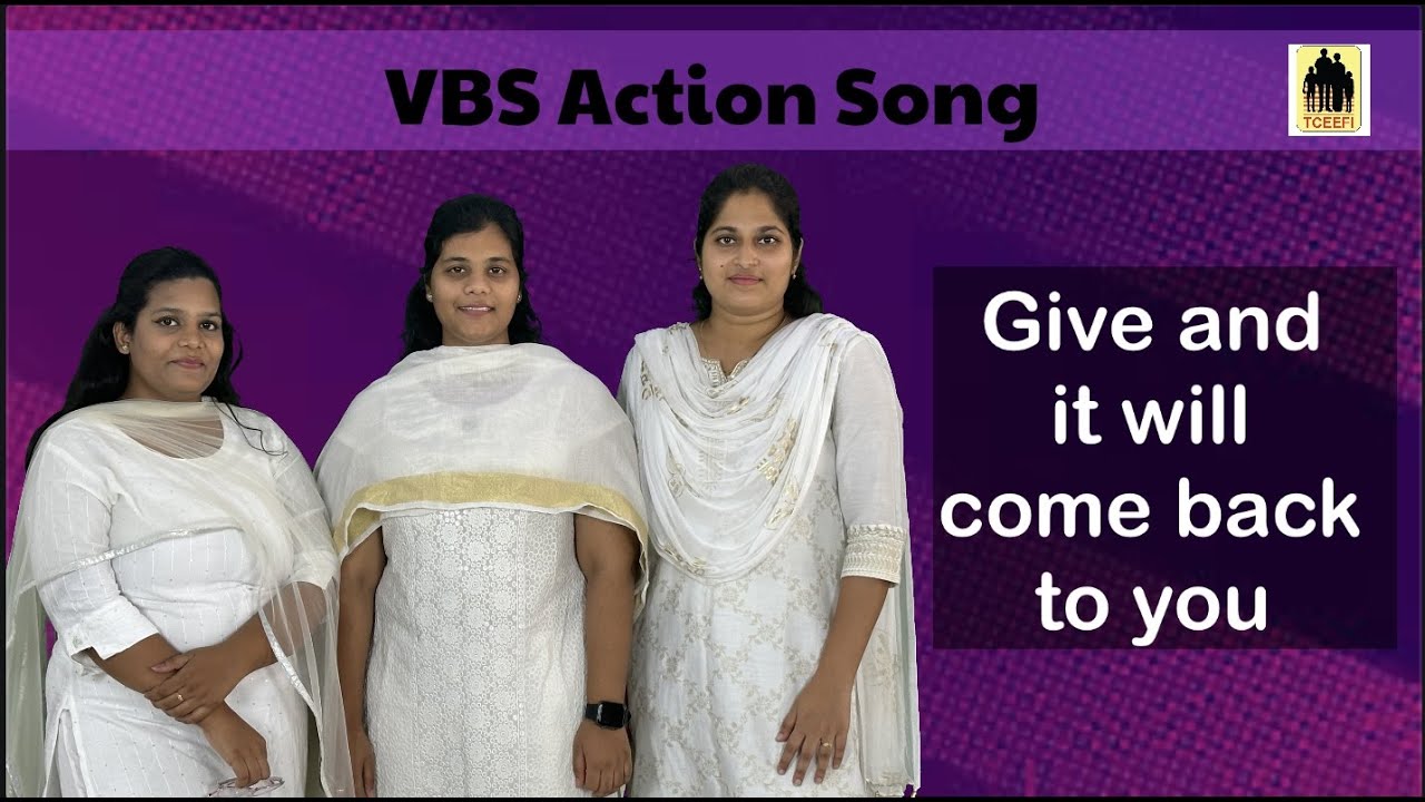 Give and it will come back to you vbs kids english song telugu
