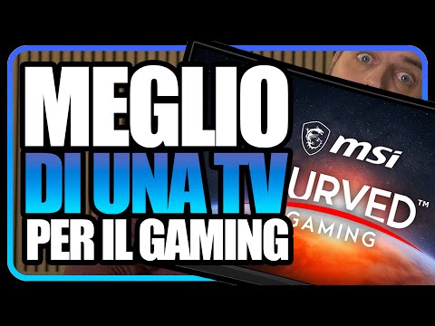 SCHERMO 2K curvo MIGLIORE di una TV per il GAMING