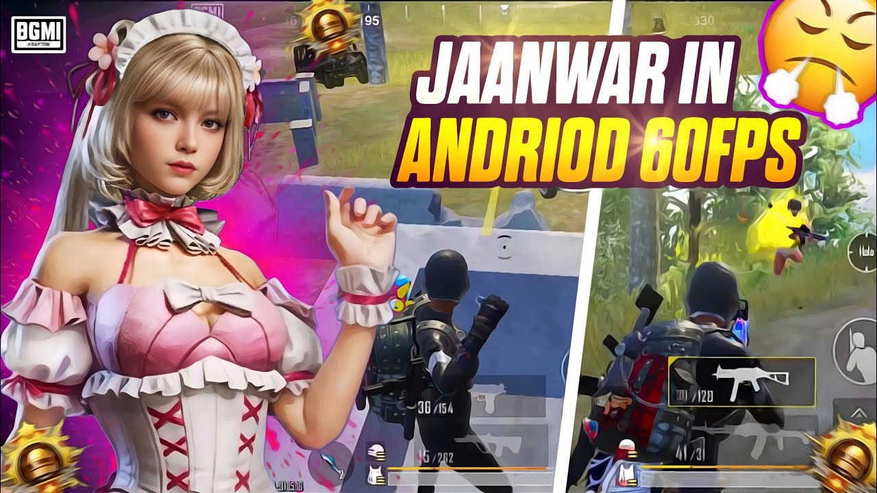 💥Jaanwar In Andriod 60FPS⚡ | Bgmi Solo VS Squad Intense Clutch 🥶