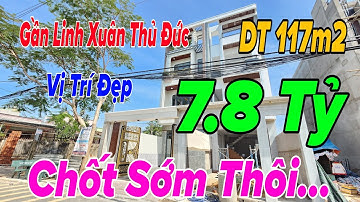 (1045) Đi 5 Phút Tới Linh Xuân Thủ Đức, 1 Trệt 2 Lầu, Sân Thượng, Nhà Vị Trí Đẹp