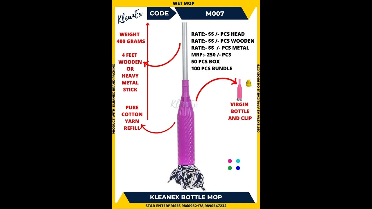 Wet Mop Head Size Chart edu.svet.gob.gt