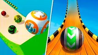 Sky Rolling Balls vs Sick Ball's Racing - Roll Going Ball 3D screenshot 5