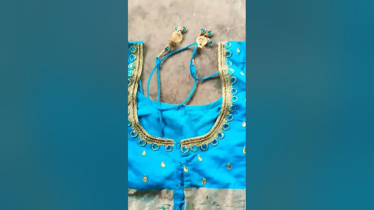 😇thread and stones mixed work #shorts #aariwork #design 💪 - YouTube