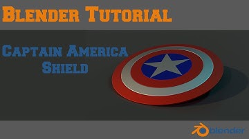 Blender Tutorial | Captain America Shield | Easy Tutorial.