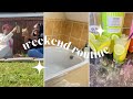 Weekend vlog/backyard picnic/Sunday roast/life in the UK/home made cocktails