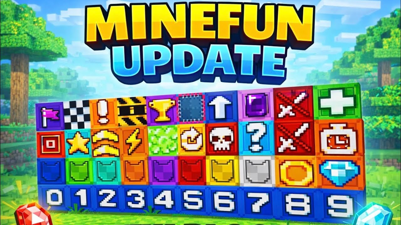 NEW UPDATE! NEW BLOCK#minecraft #mincraftpvp #minefun #new #updates #update #survival #shorts 