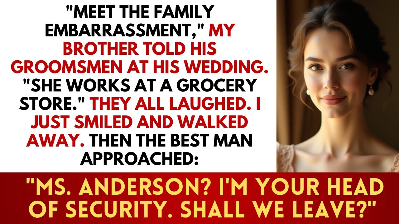 Brother Called Me "The Family Embarrassment" at His Wedding—Until the Best Man Introduced Himself