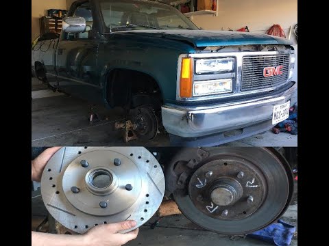 How to change brakes and rotors on a Chevy 88-98  C1500