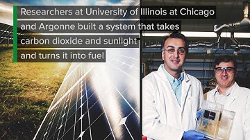Argonne News Brief: "Artificial leaf" turns carbon dioxide into fuel