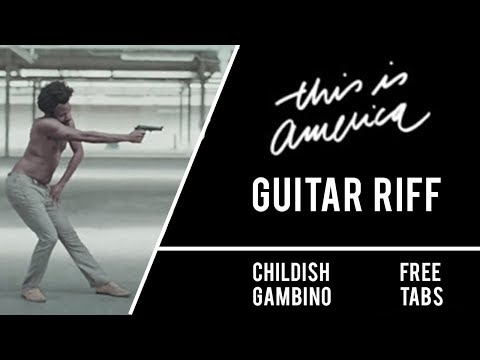 [-free-tabs-]-this-is-america---childish-gambino-|-guitar-riff---intro