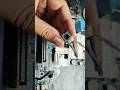 commercial laptop DC Jack pin broken and charging IC replace #motherboardrepair #chiprepair #ic #fix
