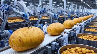 Inside a Modern Potato Chip Factory From Whole Potatoes to Perfectly Crispy Chips Full Process