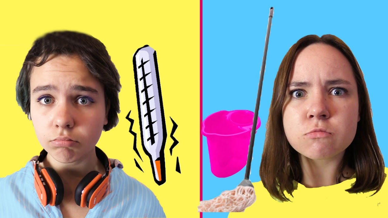 Funny Girls Prank - Cleaning day in the apartment-Sister VS sister by Skilful Foxy