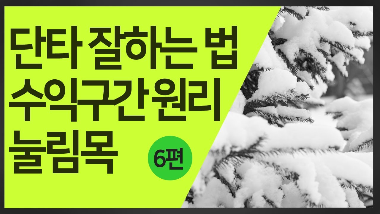 6편 단타 잘하는방법    안전한자리 상승의원리 데이트레이더