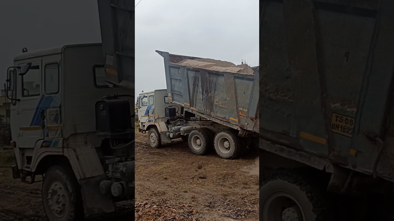 Robo Sand Unload Horahi Hai Footing Ke Base Ke Liye - Beyond Homes Khazipally