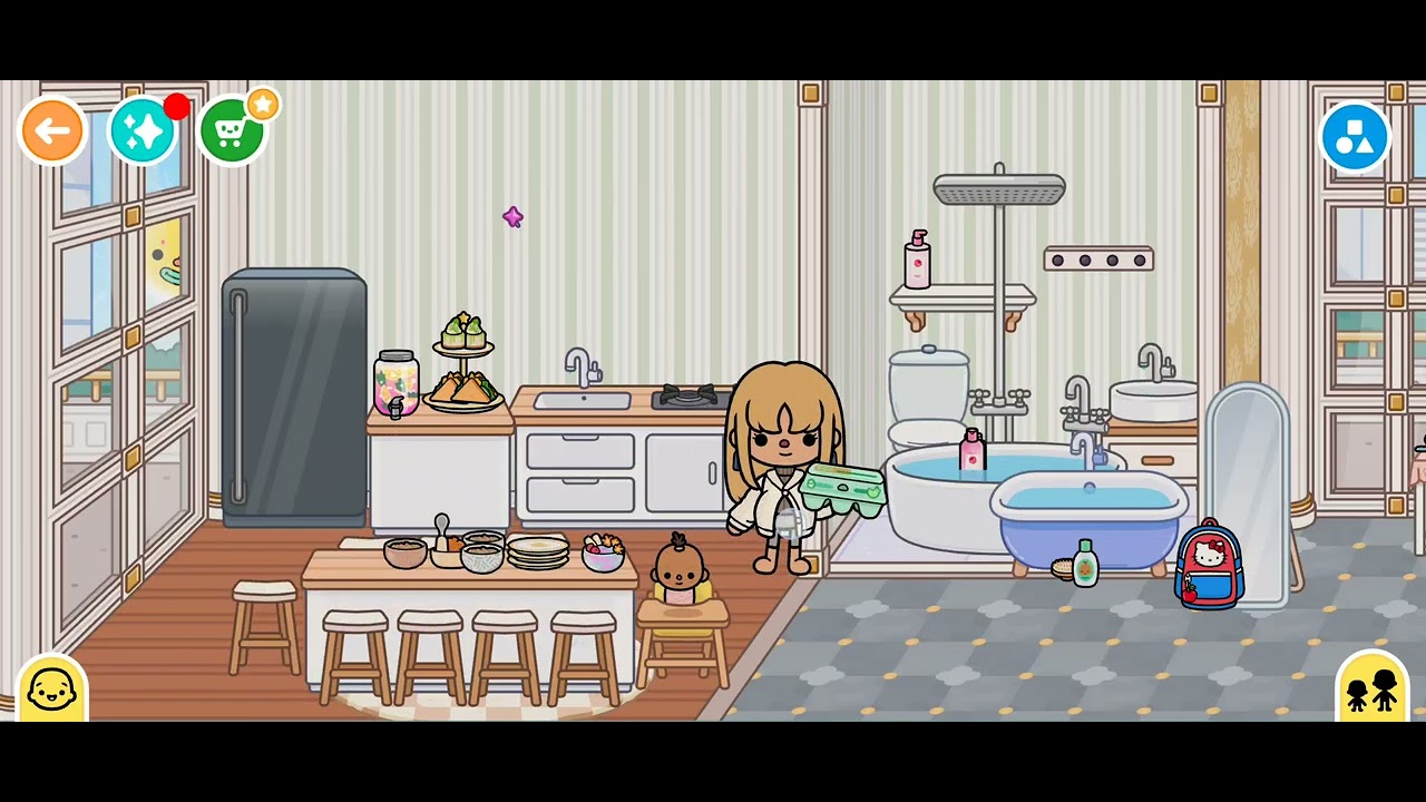 Toca Boca World RP *- Emily goes to the Grocery Store with Baby Olivia -*