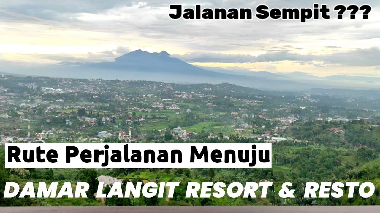 Routes to DAMAR LANGIT RESTO & RESORT Puncak Bogor || Track Menuju Damar Langit Resto and Resort.