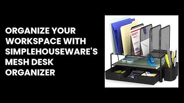 Organize your workspace with SimpleHouseware