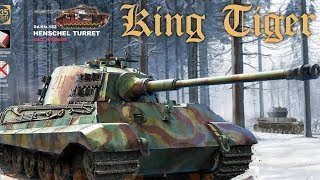 Пластиковая модель танка Тигр II от Звезды.  (Что было сделано- обновление ).