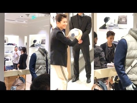 2016 11 17 BC北京SKP男裝店開幕 劉濤玩足球