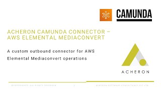 Acheron's Camunda Connector for AWS MediaConvert - Transcode Videos : A Developer's Walkthrough