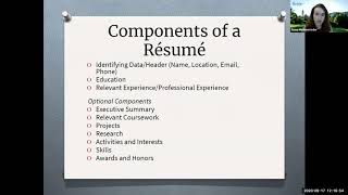 Resume Workshop
