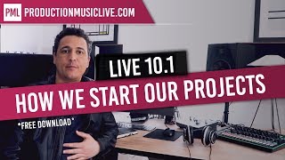 How to set up a project in Ableton 10.1 - Free Download: Tom's Default Project