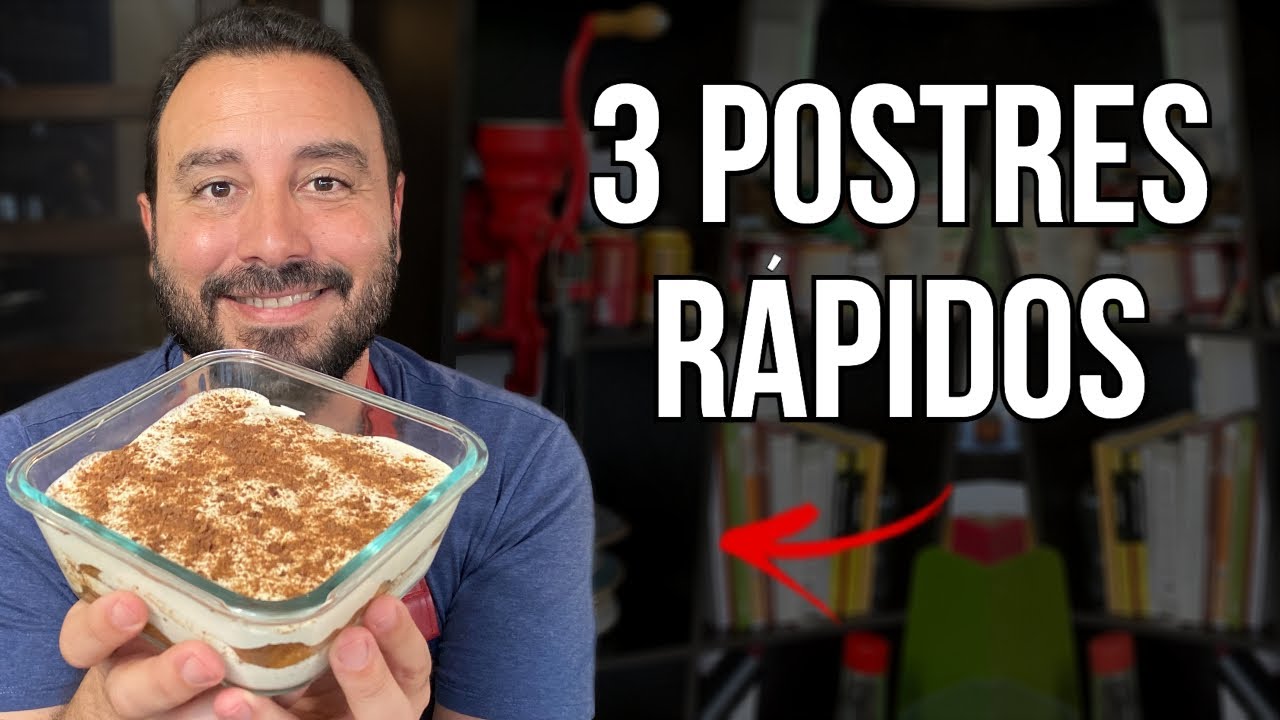 ¿3 Postres Fáciles que Puedes Hacer en Minutos? | Tulio Recomienda